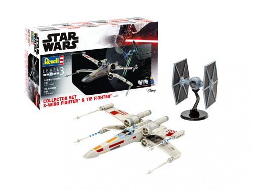 Revell - Star Wars Gift Set X-Wing Fighter + TIE Fighter 1:57 1:65 (06054)