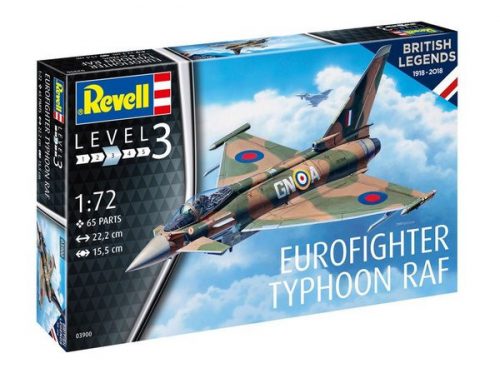 Revell - Model Set 100 Years Raf: Eurofighter Typhoon Raf, (63900)