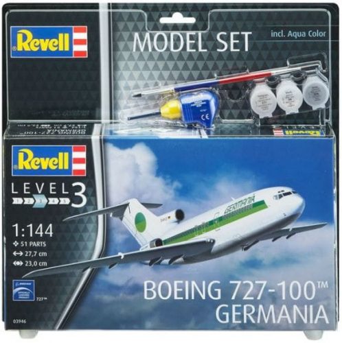 Revell - Model Set Boeing 727-100 Germania 1:144 (63946)