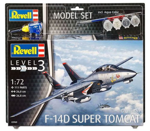 Revell - Model Set F-14D Super Tomcat 1:72 (63960)