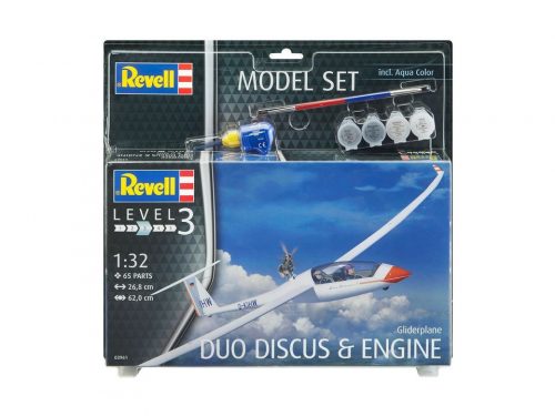 Revell - Model Set Gliderplane Duo Discus & Engine 1:32 (63961)