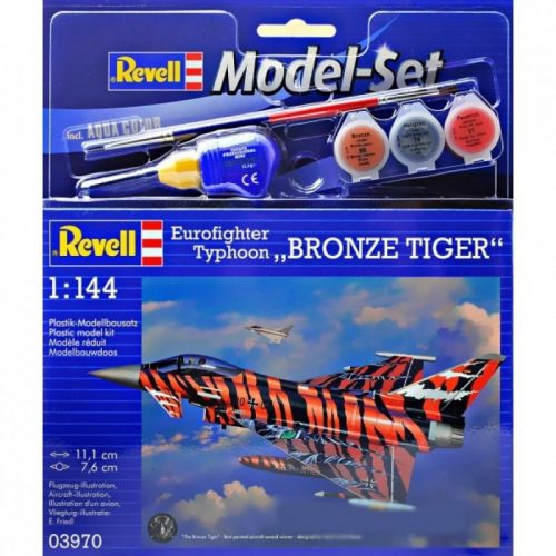 Revell - Model Set - Eurofighter Typhoon Bronze Tiger 1:144 (63970)