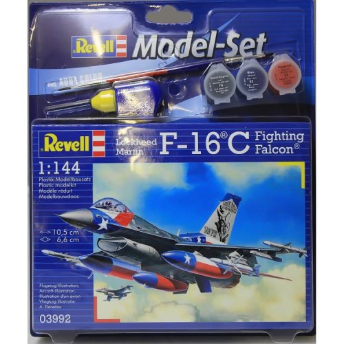 Revell - Model Set - Lockheed Martin F-16C Fighting Falcon 1:144 (63992)