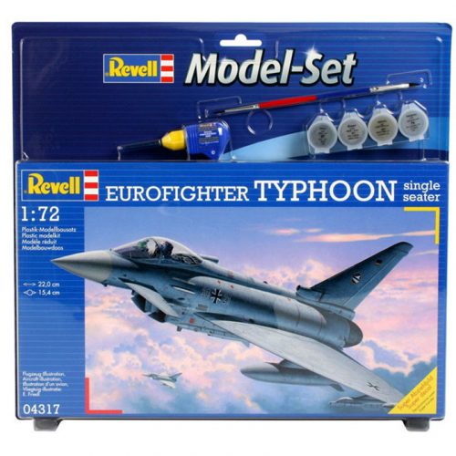 Revell - Model Set - Eurofighter Typhoon (Single Seater) 1:144 (64282)