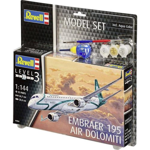 Revell - Model Set Embraer ERJ 195 1:144 (64884)