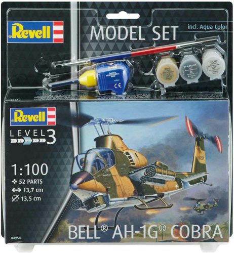 Revell - Model Set Bell Ah-1G Cobra 1:100 (64954)