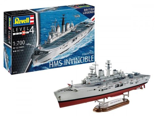 Revell - Modell szett HMS Invincible (Falkland War)