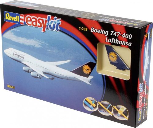 Revell - EasyKit - Boeing 747-400 Lufthansa 1:288 (6641)