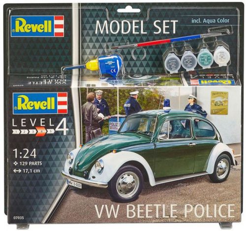 Revell - Model VW Beetle Police 1:24 (67035)