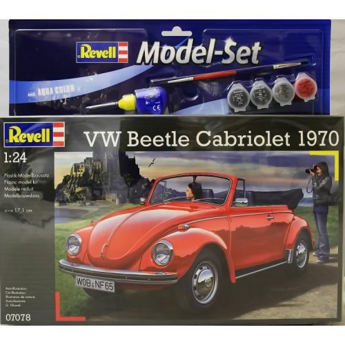 Revell - Model Set - VW Beetle Cabriolet 1970 1:24 (67078)