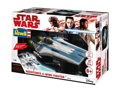 Revell - Star Wars Build & Play Resistance A-Wing Fighter, Blue (6762)