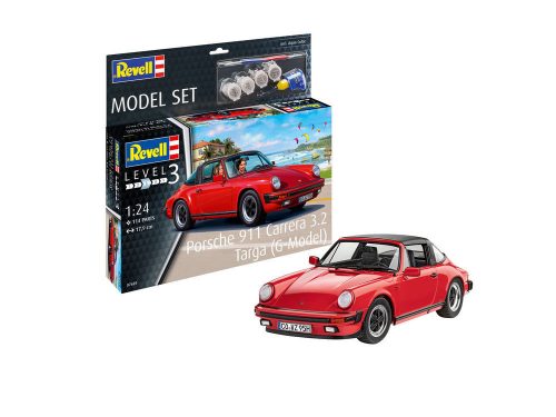 Revell - Model Set Porsche 911 Carrera 3.2 Targa (G-Model)