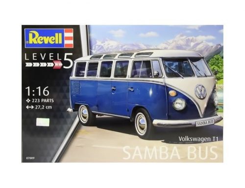 Revell - Vw Typ 2 T1 Samba Bus 1:16 (7009)