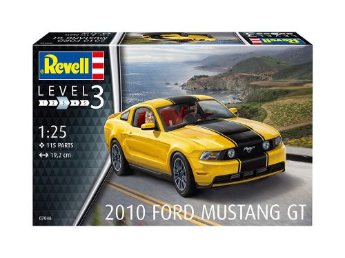 Revell - 2010 Ford Mustang Gt, 1:25 (7046)