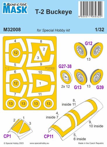 Special Hobby - T-2 Buckeye MASK 1/32