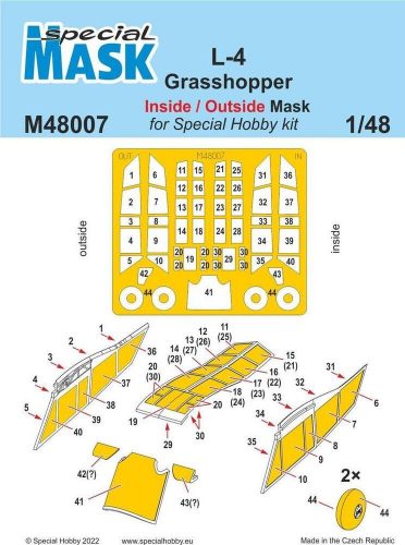 Special Hobby - L-4 Grasshopper Inside/Outside MASK