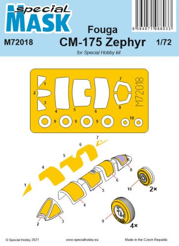 Special Hobby - Fouga CM-175 Zephyr Mask