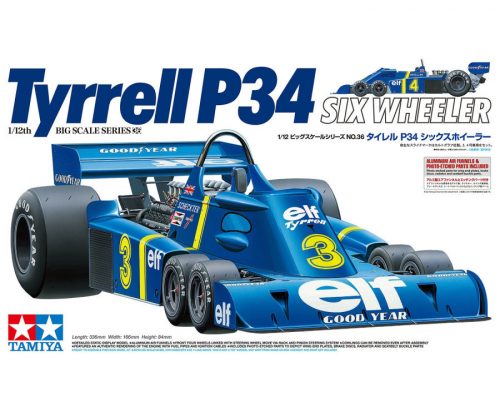 Tamiya - Tyrrell P34 Six Wheeler 1975 W/Photo-Etched Parts