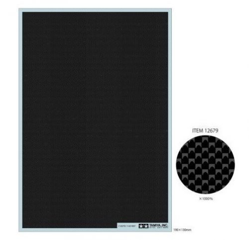 Tamiya - Carbon Pattern Decal (Plain Weave/Fine)