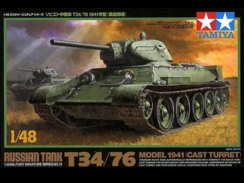 Tamiya - Russian Tank T 34/76 - Model 1941 (Cast Turret)