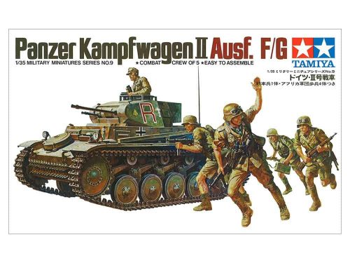 Tamiya - German Panzerkampfwagen II Ausf. F/G - 5 figures