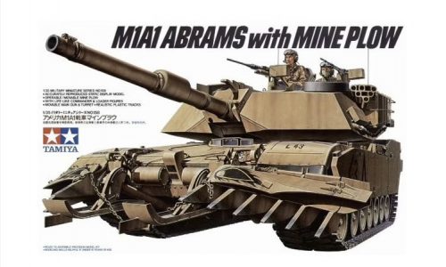 Tamiya - U.S. M1A1 Abrams W/ Mine Plow 