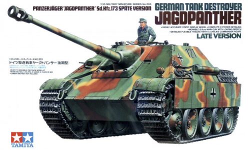 Tamiya - German Tank Destroyer Jagdpanther Late Version - 1 Figure 