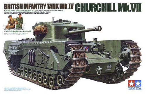 Tamiya - British Infantry Tank Mk.Iv Churchill Mk.Vii - 6 Figures 