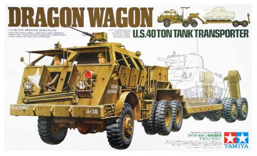 Tamiya - U.S. 40 Ton Tank Transporte - Dragon Wagon