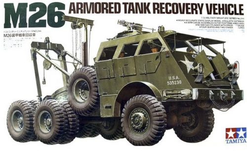 Tamiya - M26 Armored Tank Recovery Vehicle - 6 figures