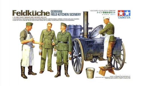 Tamiya - German Field Kitchen Scenery - 4 Figures 