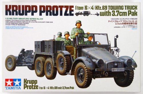 Tamiya - Krupp Towing Truck with 37mm Pak