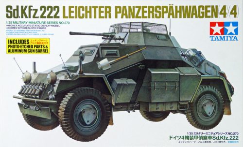 Tamiya - Sonderkraftfahrzeug 222 w/Photo Etched Part