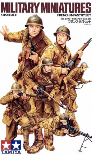 Tamiya - 1:35 French Infantry Set Military Figures (6 figures)