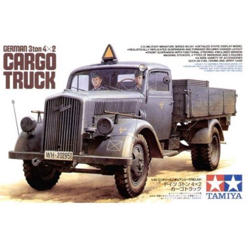 Tamiya - German 3ton 4x2 Cargo T ruck - 2 figures