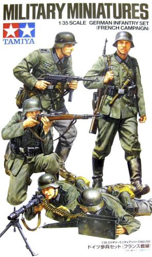 Tamiya - German Infantry Set - (French Campaign) - 5 figures