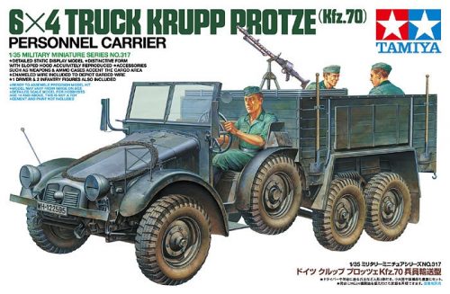 Tamiya - German 6x4 Truck Krupp Protze - 3 figures