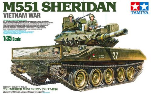 Tamiya - U.S. M551 Sheridan (Vietnam War) with Crew - 3 figures