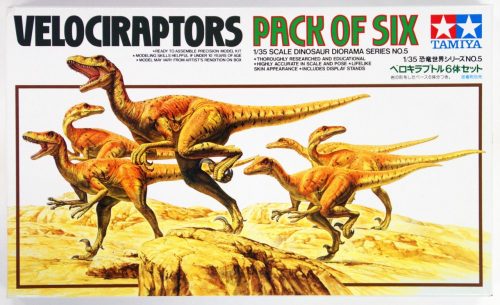 Tamiya - Velociraptors Diorama Pack Of Six