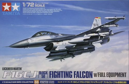 Tamiya - Lockheed Martin F-16Cj [Block 50] Fighting Falcon (Full Equipment) - 1 Figure