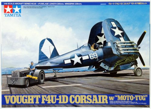 Tamiya - F4U-1D Corsair with 'Moto-Tug' - 1 figure