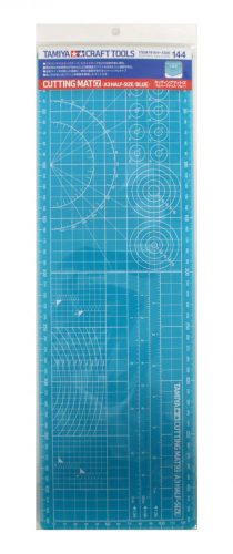 Tamiya - Cutting Mat A (A3 Half/Blue) - 145mm x 450mm, 2mm thickness