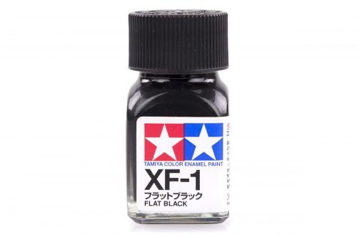 Tamiya - Mini Enamel XF-1 Flat Black 10 ml