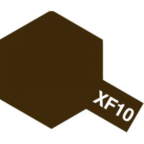 Tamiya - XF-10 Flat Brown - Acrylic Paint (Flatt) 23 ml