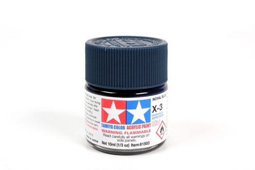 Tamiya - Mini Acrylic X-3 Royal Blue 10ml