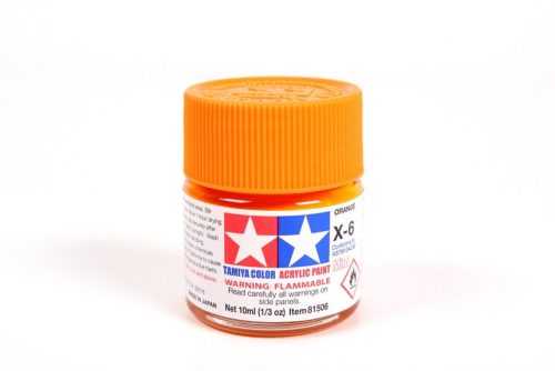 Tamiya - Mini Acrylic X-6 Orange 10 ml