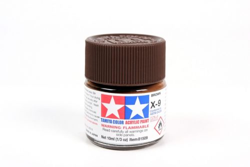 Tamiya - Mini Acrylic X-9 Brown 10 ml