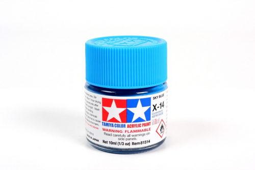 Tamiya - Mini Acrylic X-14 Sky Blue 10 ml