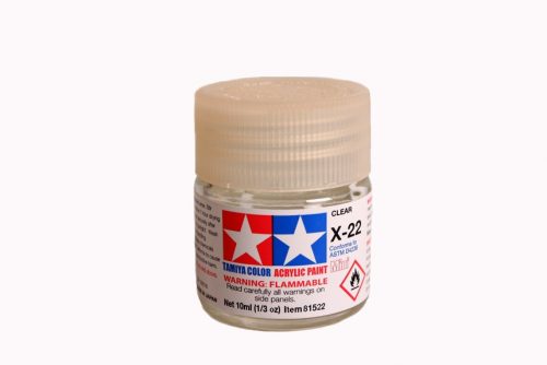 Tamiya - Mini Acrylic X-22 Clear 10 ml