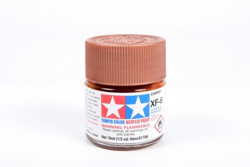 Tamiya - Mini Acrylic XF-6 Flat Copper 10 ml